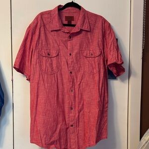 The Foundry Supply Co. Casual Red Button-Down Shirt